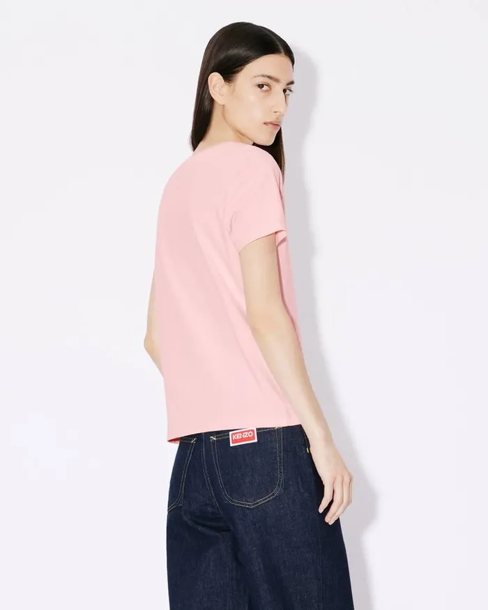 Kenzo TShirts And Polos Women 039Boke Flower039 Embroidered Tshirt Faded Pink