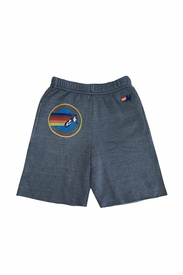 Kids AVIATOR NATION AUSTIN KIDS SWEATSHORTS 8211 VINTAGE CHARCOAL Aviator Nation