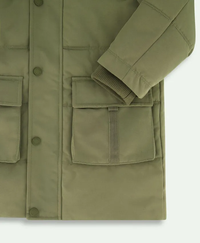 Kids Boys Parka Jacket Olive Brooks Brothers Coats and Jackets