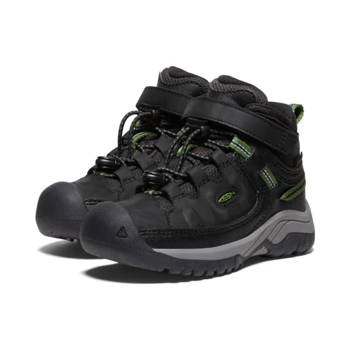 Kids KEEN Boots Little Kids039 Black Hiking Boots 8211 Targhee Mid WP Kids KEEN Boots Little Kids039 Black Hiking Boots 8211 Targhee Mid WP