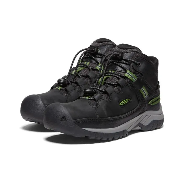 Kids KEEN Online Big Kids039 Black Hiking Boots 8211 Targhee Mid WP Kids KEEN Online Big Kids039 Black Hiking Boots 8211 Targhee Mid WP