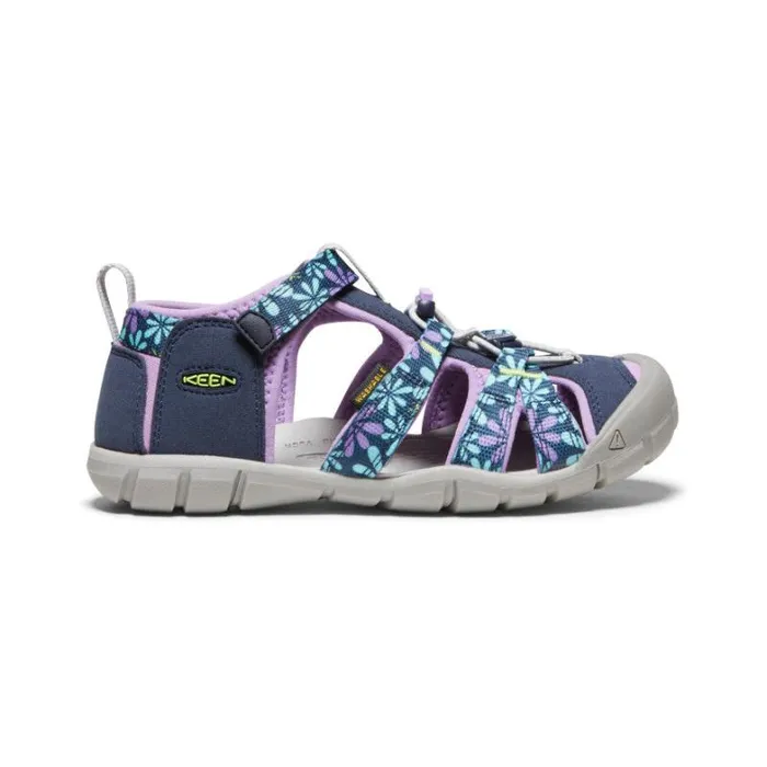 Kids KEEN Online Big Kids039 Flower Print Water Sandals 8211 Seacamp II CNX