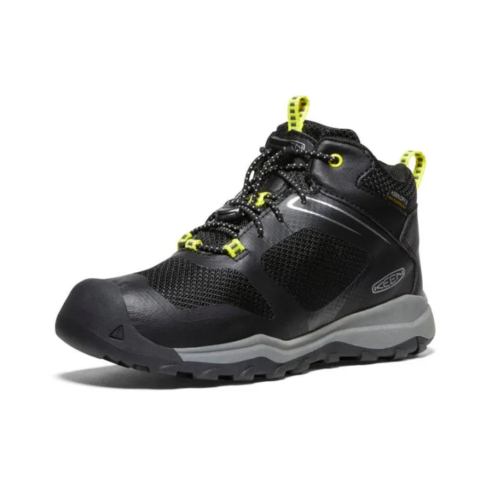 Kids KEEN Playground Big Kids039 Wanduro Mid Height Waterproof Black Leather Boot Kids KEEN Playground Big Kids039 Wanduro Mid Height Waterproof Black Leather Boot