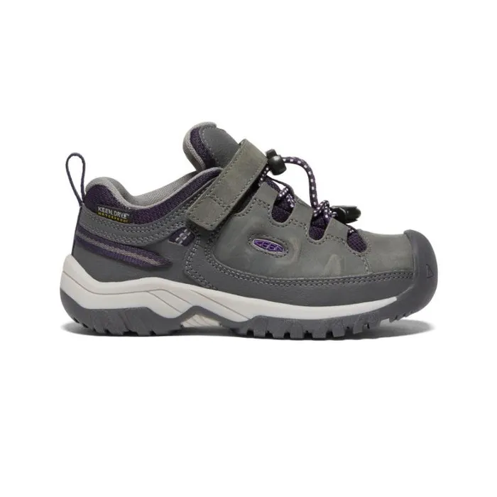 Kids KEEN Playground Little Kids039 Waterproof Grey Hiking Shoes 8211 Targhee Low WP