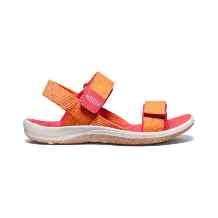Kids KEEN Sandals Big Kids039 Elle Backstrap TangerineCayenne Sandal