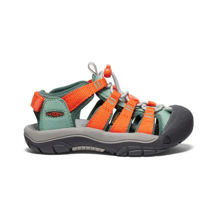 Kids KEEN Sandals Little Kids039 Newport Boundless Granite GreenScarlet Ibis Sandal