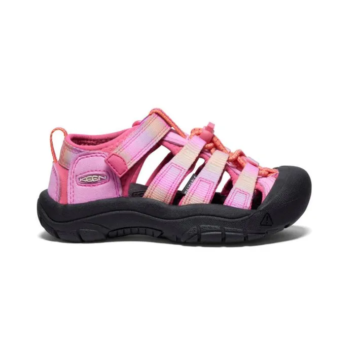 Kids KEEN Water Little Kids039 Newport H2 Hot PinkPastel Lavender Sandal