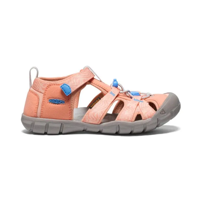 Kids KEEN Water Youth Orange Water Sandals 8211 Seacamp II CNX