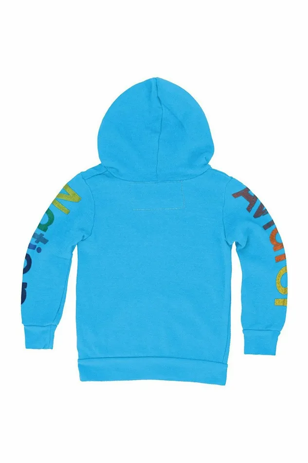 Kids KID039S AVIATOR NATION HAIGHT ASHBURY ZIP HOODIE 8211 NEON BLUE Aviator Nation Kids KID039S AVIATOR NATION HAIGHT ASHBURY ZIP HOODIE 8211 NEON BLUE Aviator Nation