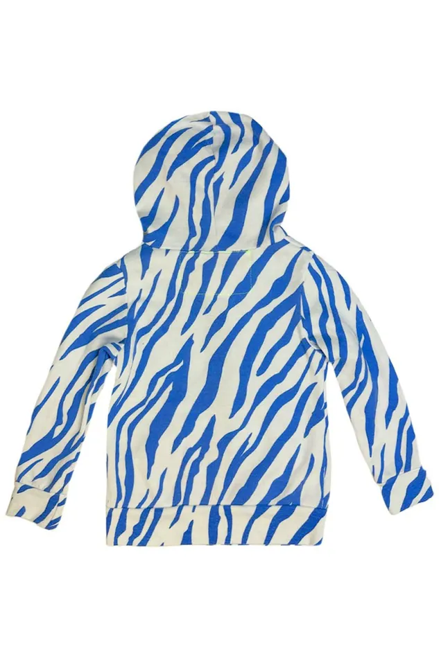 Kids KID039S TIGER ZIP HOODIE 8211 BLUE TIGER Aviator Nation Kids KID039S TIGER ZIP HOODIE 8211 BLUE TIGER Aviator Nation