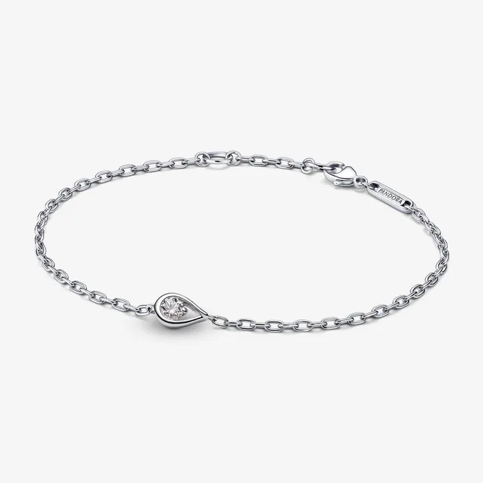 LabGrown Diamond Bracelets Women Pandora Online Infinite Sterling Silver 015 Carat Sparkling Teardrop Chain Bracelet And Earrings Set LabGrown Diamond Bracelets Women Pandora Online Infinite Sterling Silver 015 Carat Sparkling Teardrop Chain Bracelet And Earrings Set
