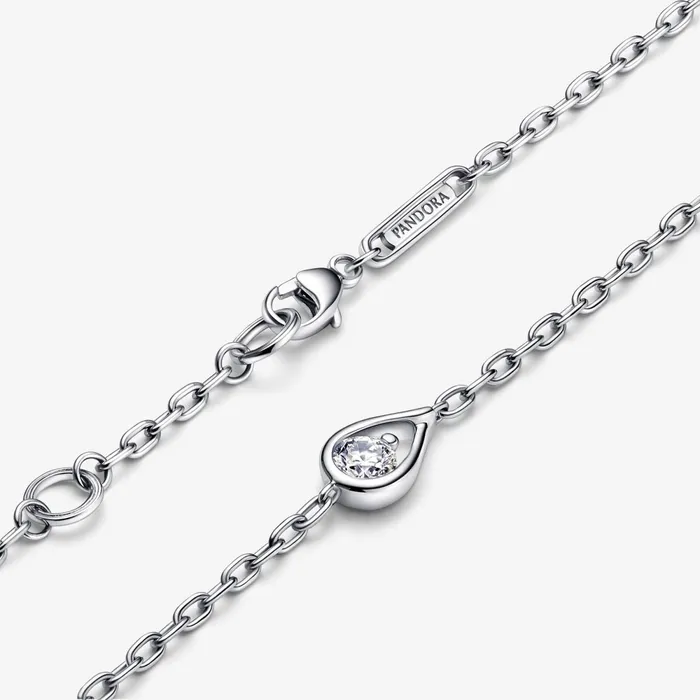 LabGrown Diamond Bracelets Women Pandora Online Infinite Sterling Silver Labgrown Diamond Chain Bracelet