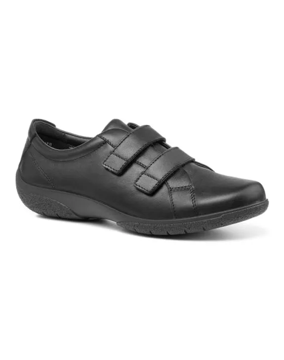Leap II Shoes Black Women Hotter Flat Shoes