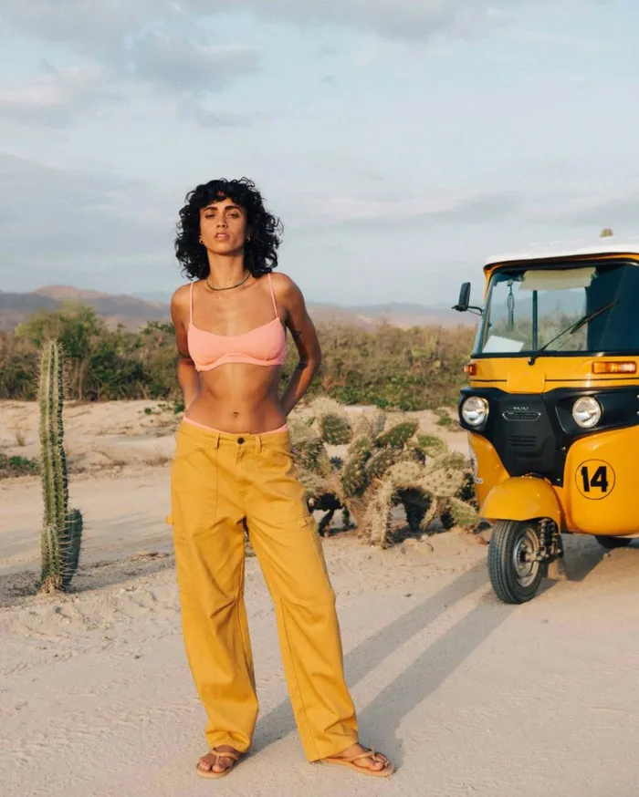 Leia Cargo Pants Wild Honey Women Billabong Denim