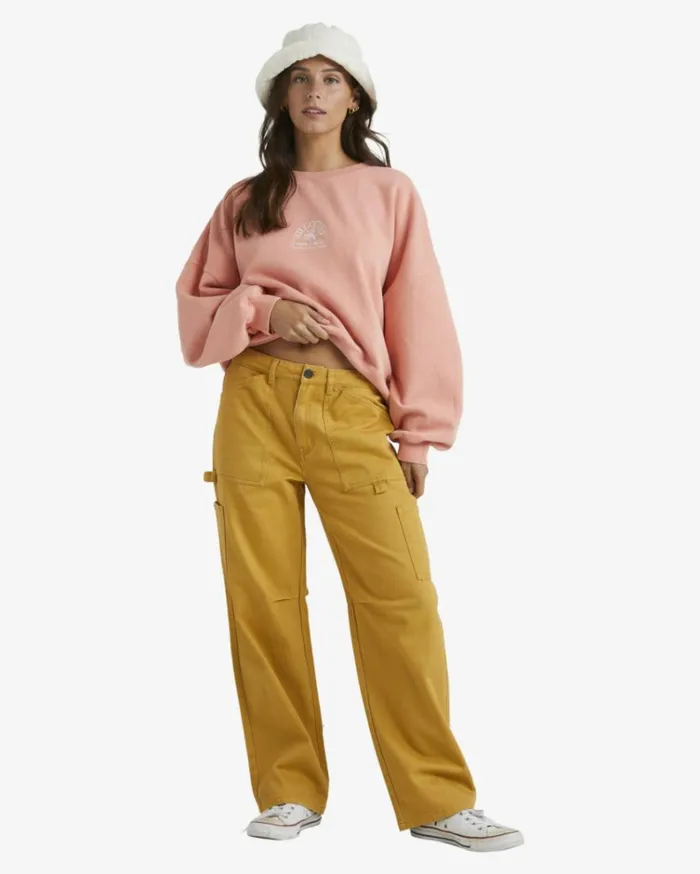Leia Cargo Pants Wild Honey Women Billabong Denim