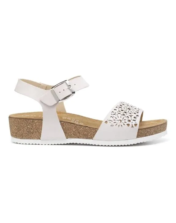 Leslie Sandals Ivory Women Hotter Cork Sandals