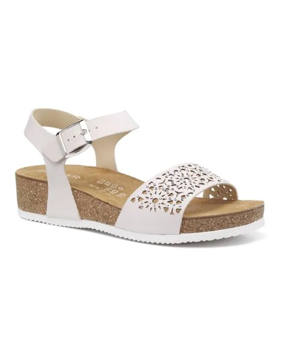 Leslie Sandals Ivory Women Hotter Cork Sandals