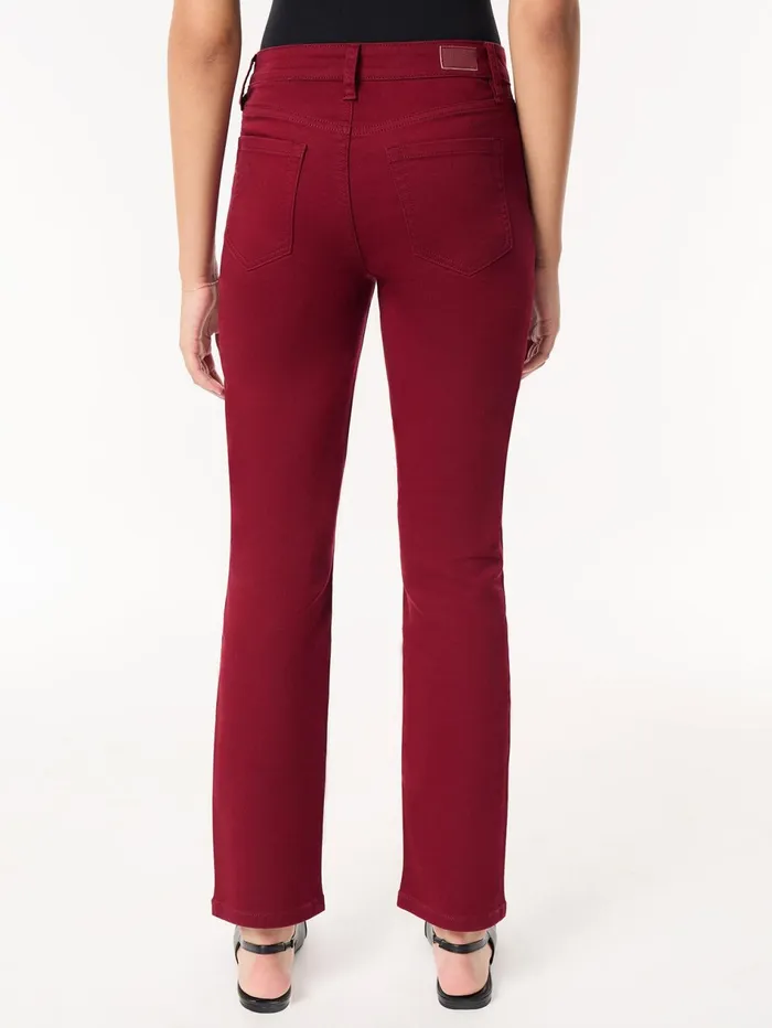 Lexington Straight Leg Jeans Bordeaux Women Jones New York Denim Lexington Straight Leg Jeans Bordeaux Women Jones New York Denim