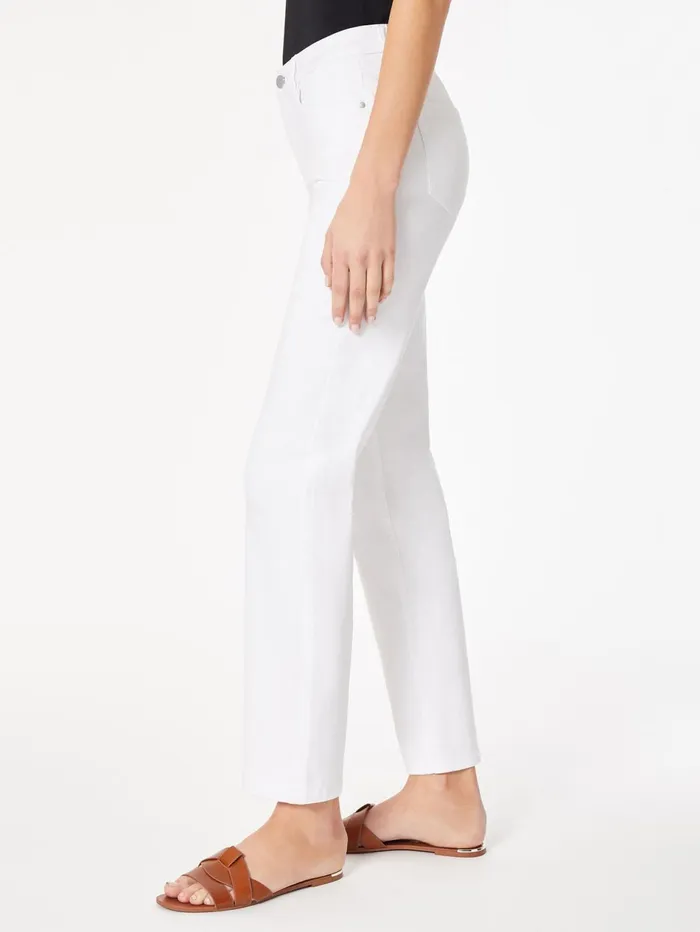 Lexington Straight Leg Jeans Soft White Women Jones New York Pants and Skirts Lexington Straight Leg Jeans Soft White Women Jones New York Pants and Skirts