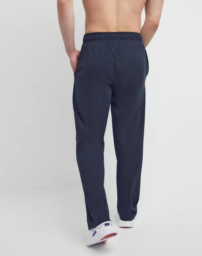 Lightweight Lounge Pants OpenHem C Logo 325034 Navy Men Champion Pants and Joggers