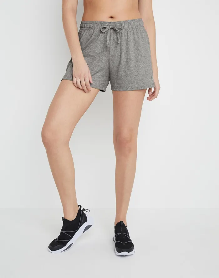 Lightweight Lounge Shorts C Logo 5034 Oxford Grey Women Champion Shorts