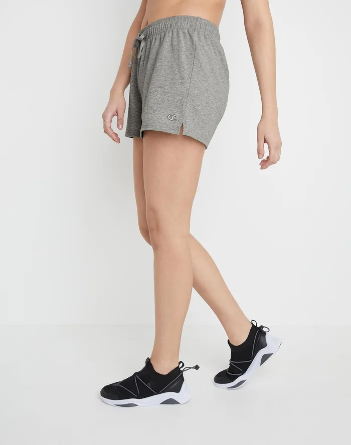 Lightweight Lounge Shorts C Logo 5034 Oxford Grey Women Champion Shorts