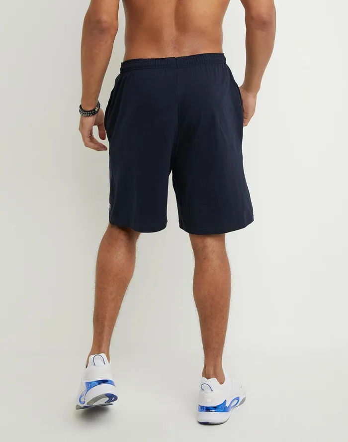 Lightweight Lounge Shorts C Patch Logo 9034 Navy Men Champion Shorts