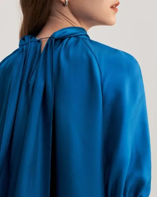 Lilysilk Ajuga Silk Twill Blouse Top Women Blouses Shirts