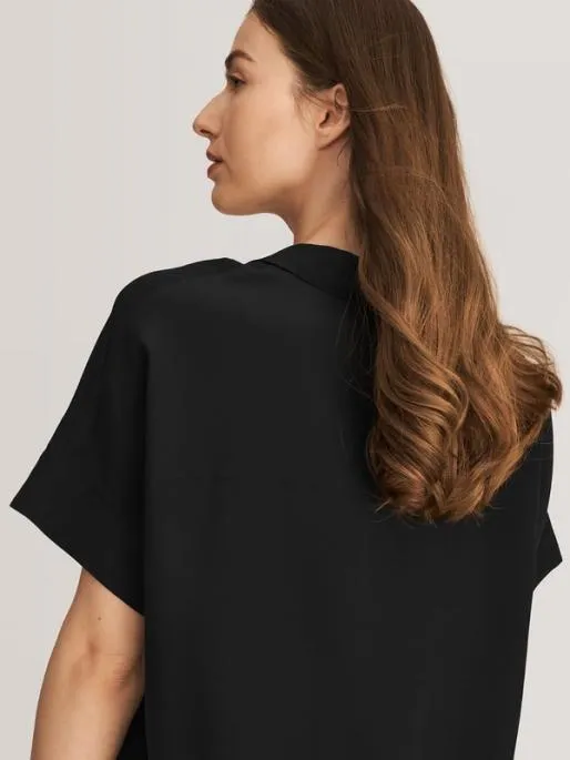 Lilysilk Casual Comfy Short Sleeve Silk Blouse For Women Women Tops