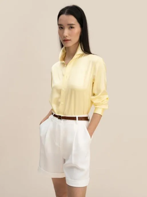 Lilysilk Golden Cocoon Tailored Shirt Women Blouses Shirts