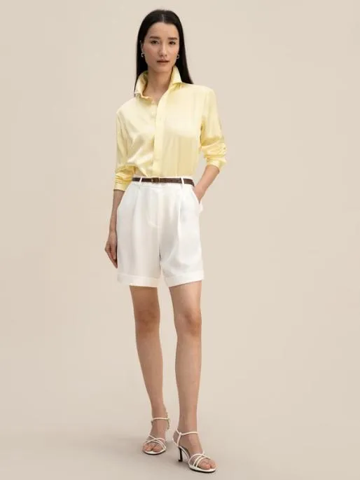 Lilysilk Golden Cocoon Tailored Shirt Women Blouses Shirts