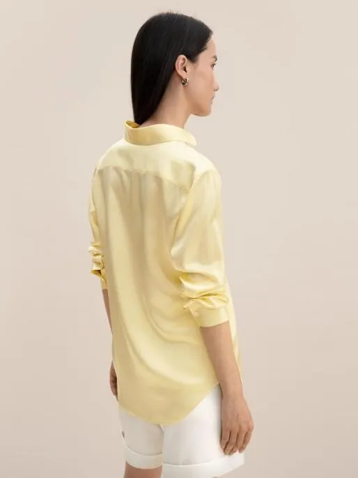Lilysilk Golden Cocoon Tailored Shirt Women Blouses Shirts