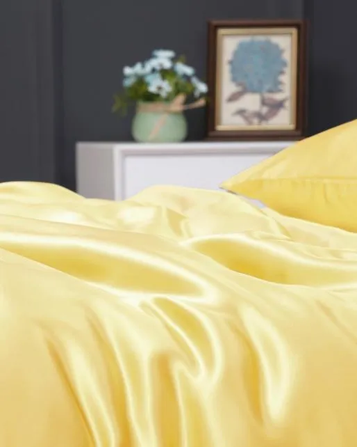 Lilysilk LILYUREA 19 Momme Seamless Silk Sheets Set Home Silk Bedding Sets