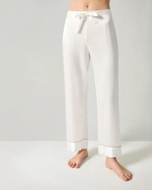 Lilysilk Rhinestone Trimmed Silk Women Pajamas Set Women Pajamas