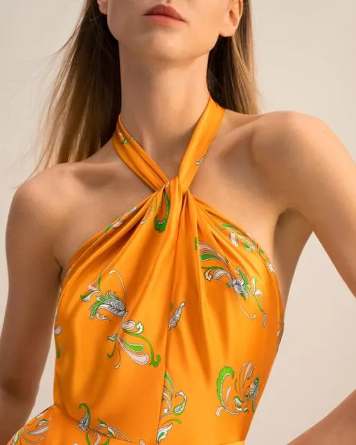 Lilysilk Spring Waltz Handkerchief Dress Women Jumpsuits Dresses