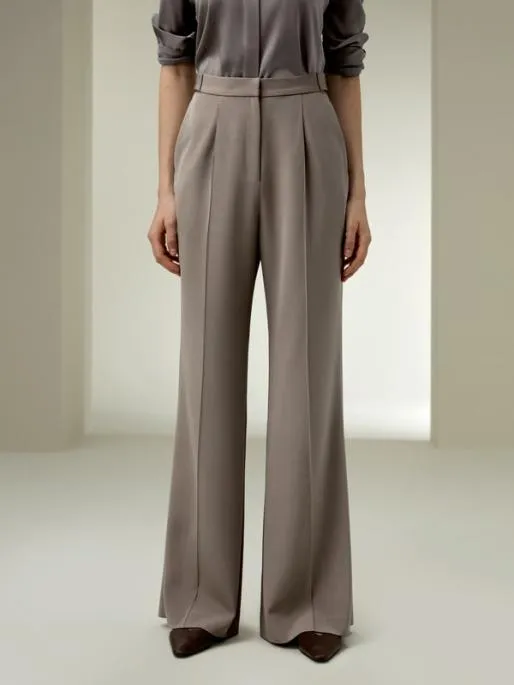 Lilysilk Subtleflare Modern Business Silk Trousers Women Essentials