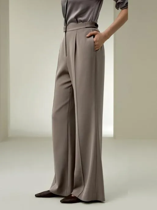 Lilysilk Subtleflare Modern Business Silk Trousers Women Essentials