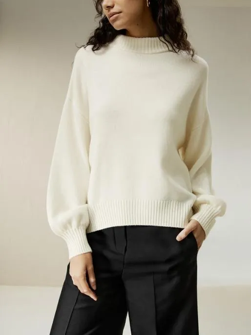 Lilysilk The Cape Sweater Women Knitwear