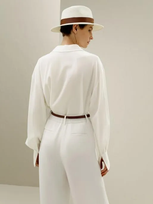 Lilysilk TieDetailed Silk Blouse MustHave Silk Tops Affordable Luxury Women Blouses Shirts