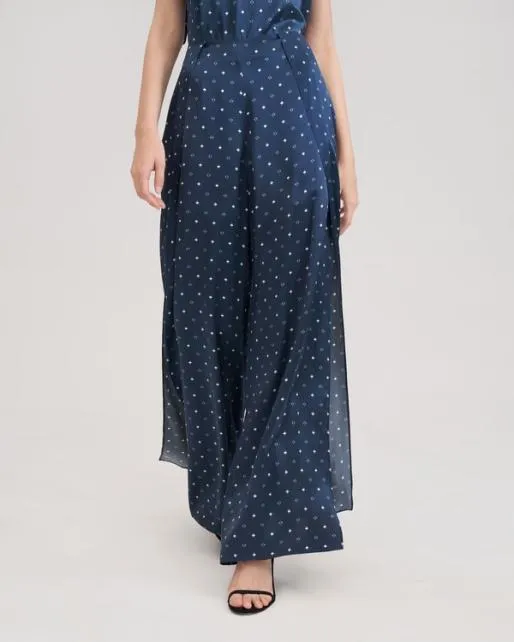 Lilysilk Widelegged Silk Ginkgo Pants Women Bottoms