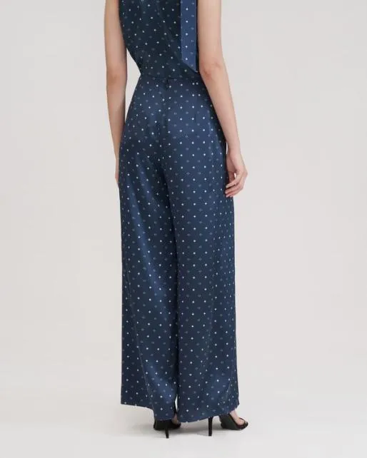 Lilysilk Widelegged Silk Ginkgo Pants Women Bottoms