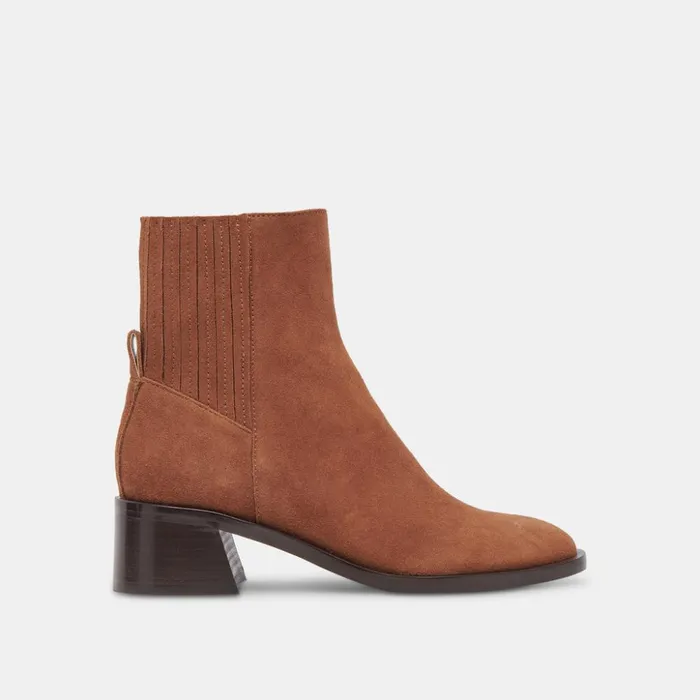 Linny H2O Wide Boots Brown Suede Women Dolce Vita Boots and Booties