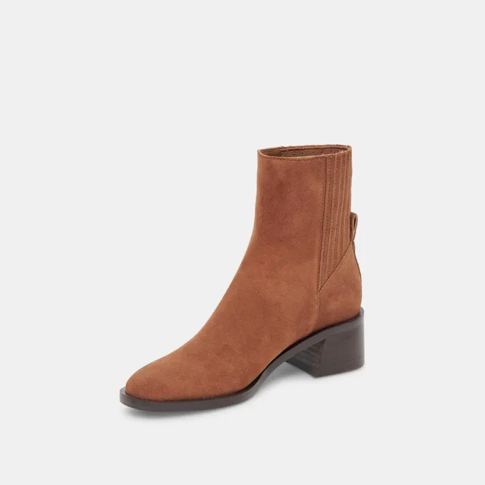 Linny H2O Wide Boots Brown Suede Women Dolce Vita Boots and Booties