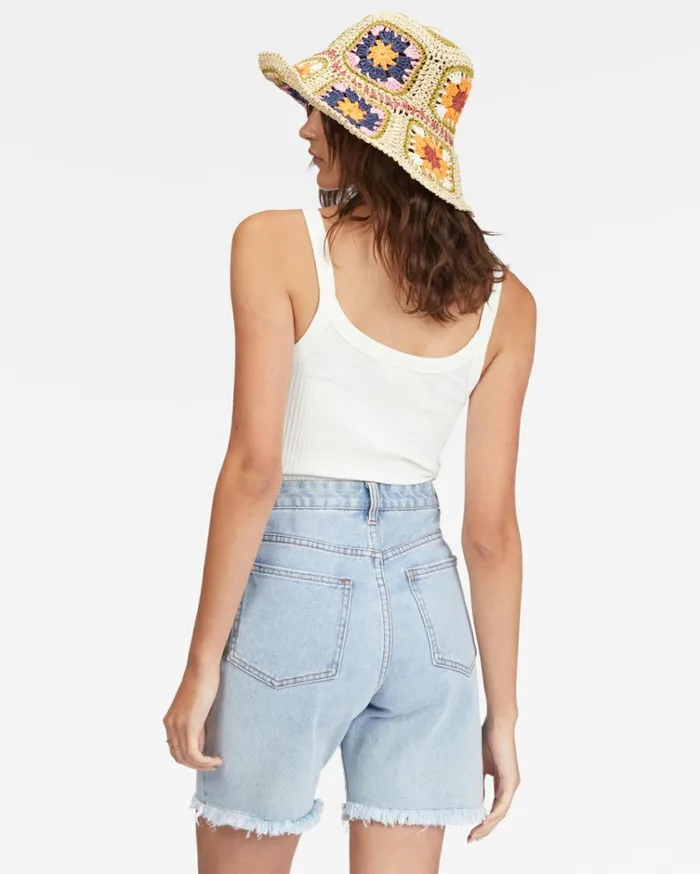 Long Time Denim Shorts Sweet Blue 1 Women Billabong Shorts