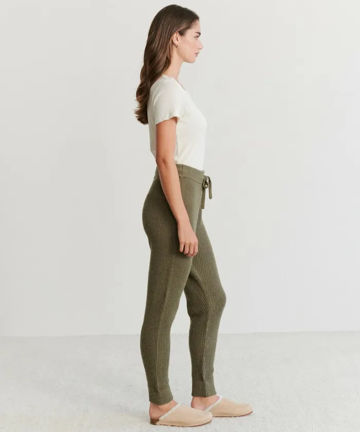 Lounge and Sweatpants Women Jenni Kayne Alpaca Fisherman Sweatpant Olive