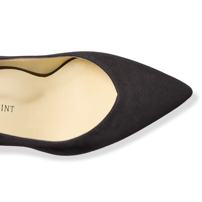 M M LaFleur Shoes Women The Sarah Flint Perfect Kitten Pump 50 Black Suede