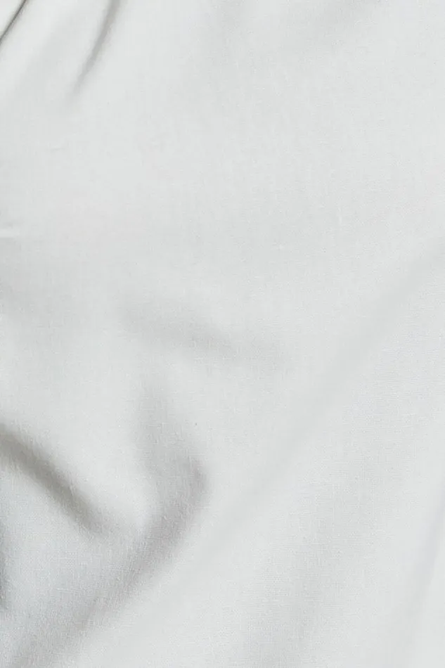 Mardelle Mini Dress 8211 Linen Look One Shoulder Shift Dress In White Women Showpo Conscious