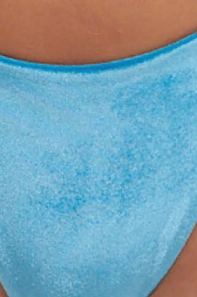 Marina Bikini Bottom In Blue Velvet Women Showpo Swimwear