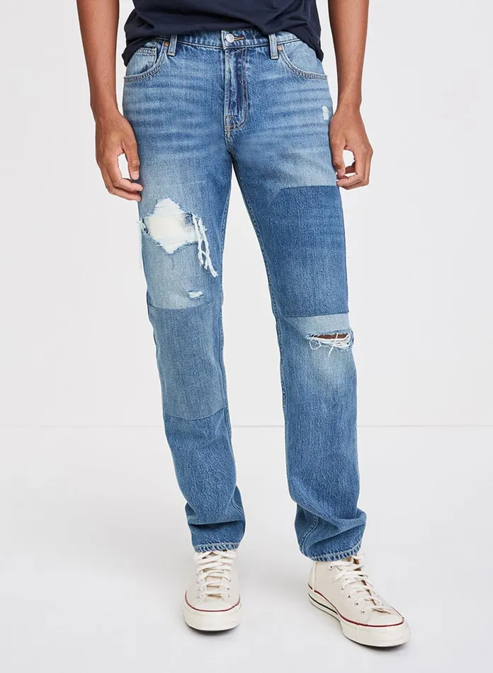 Men 7 For All Mankind Denim The Straight With Reinforced Back Pocket In Eagle Rock