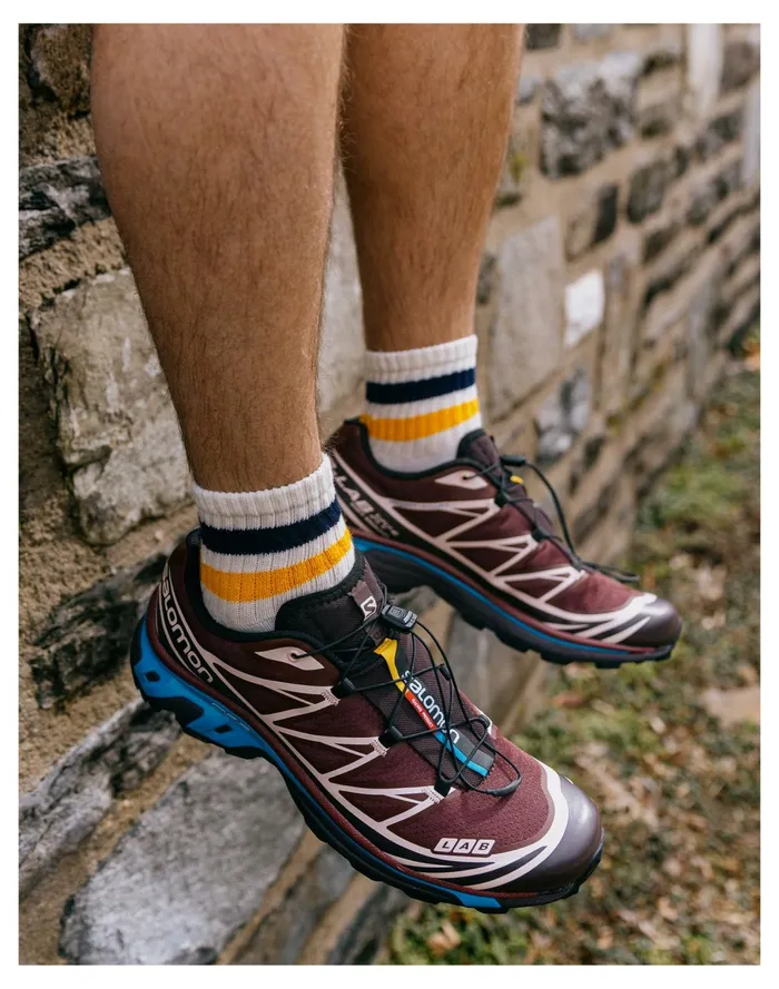 Men American Trench Retro Stripe Quarter Crew 3 Pack White Multi Madewell Socks Men American Trench Retro Stripe Quarter Crew 3 Pack White Multi Madewell Socks